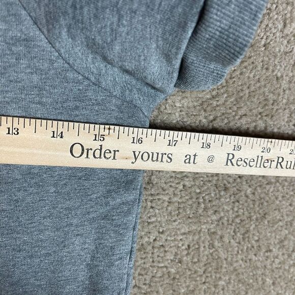 Hanna Andersson Sloth Sweatshirt Girls 140 10 Gray Short Sleeve Terry Crewneck - Picture 4 of 7